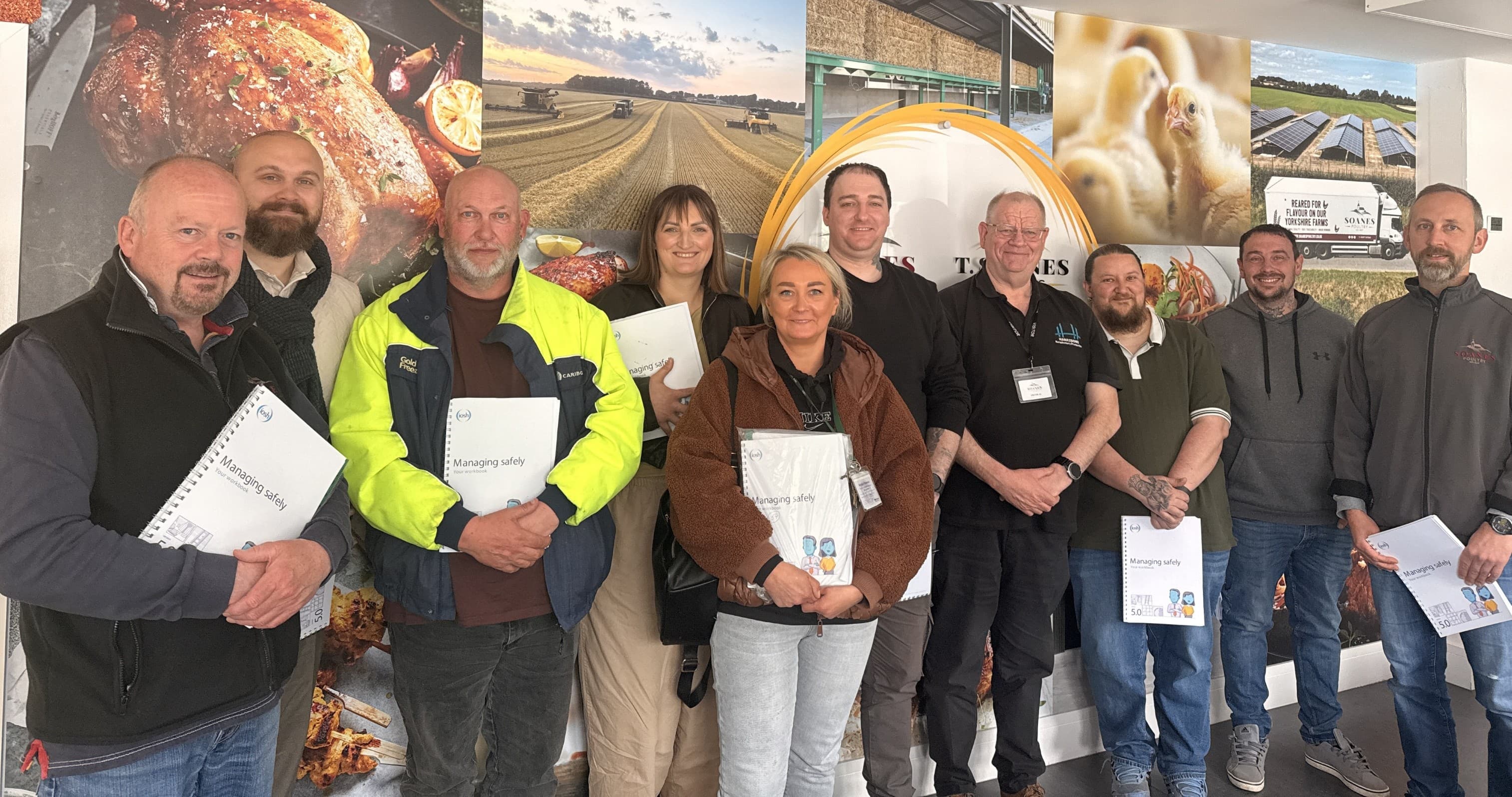 Soanes Poultry Completes IOSH Safety Management Training for Enhanced Workplace Safety