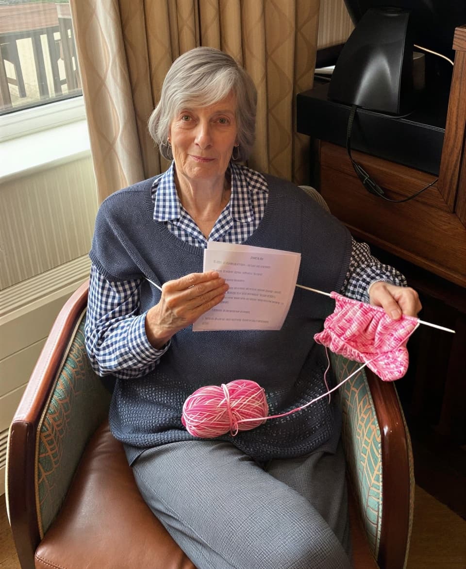 Hampden House Residents Create Knitted Hats for Newborns at Harrogate Hospital