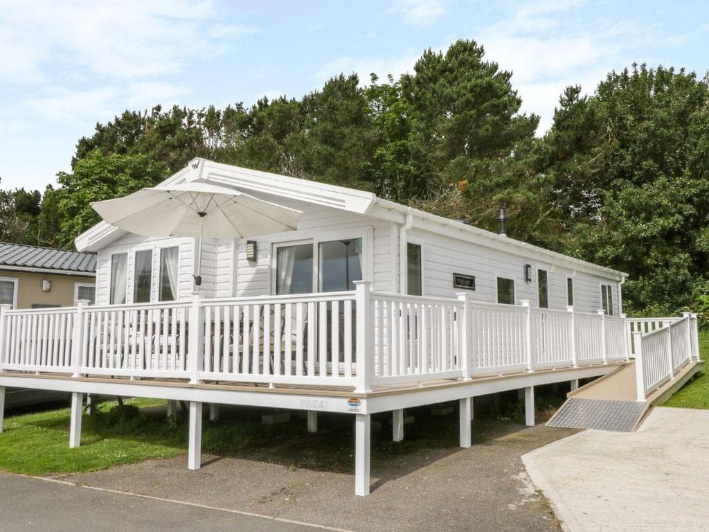 Accommodation at Charming lodge located on Cayton Bay Holiday Park in cayton
