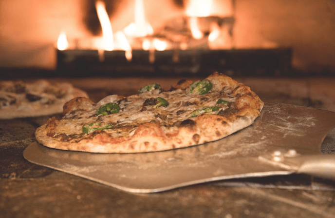 Dining at Home Fired Pizza in alverthorpe