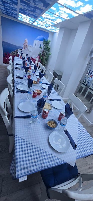 Dining at Santorini Restaurant & Takeaway in barnsley