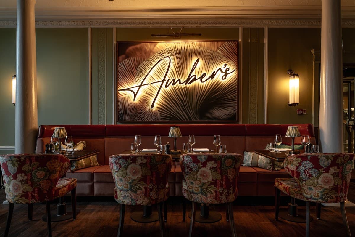 Dining at Ambers Restaurant in harrogate