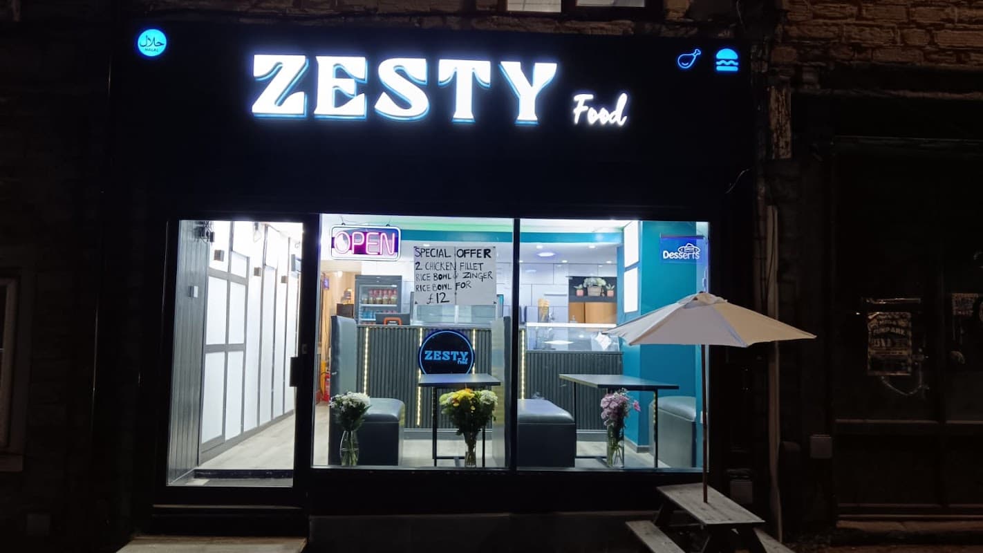 Dining at Zesty food in heckmondwike