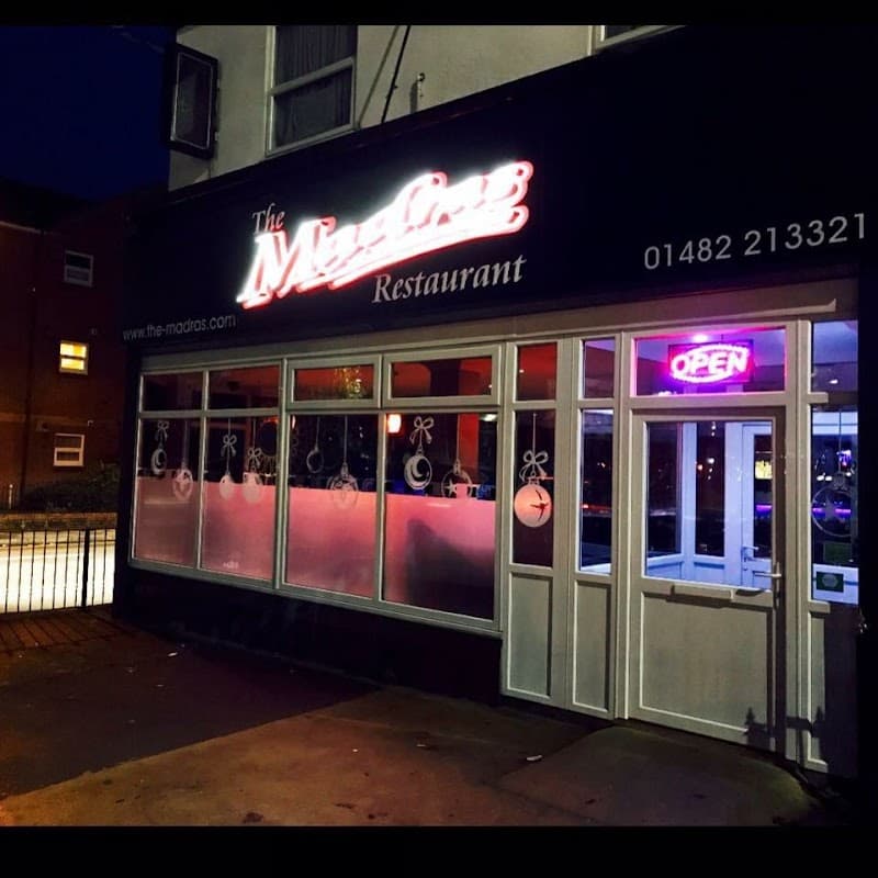 Dining at The Madras Restaurant in hull