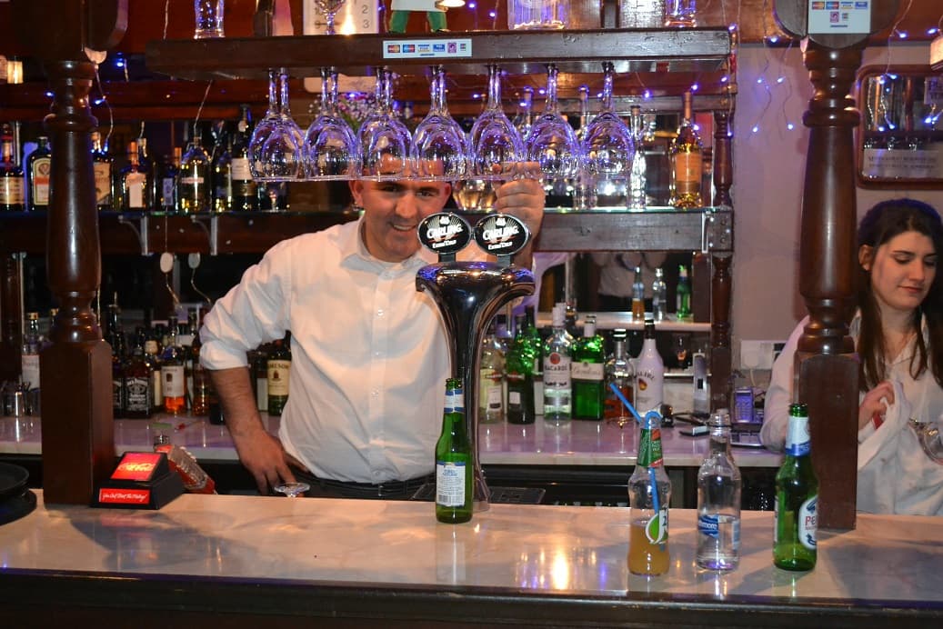 Dining at Ponte Vecchio in keighley