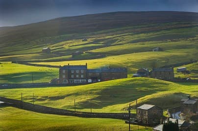 Dining at Keld Lodge in keld