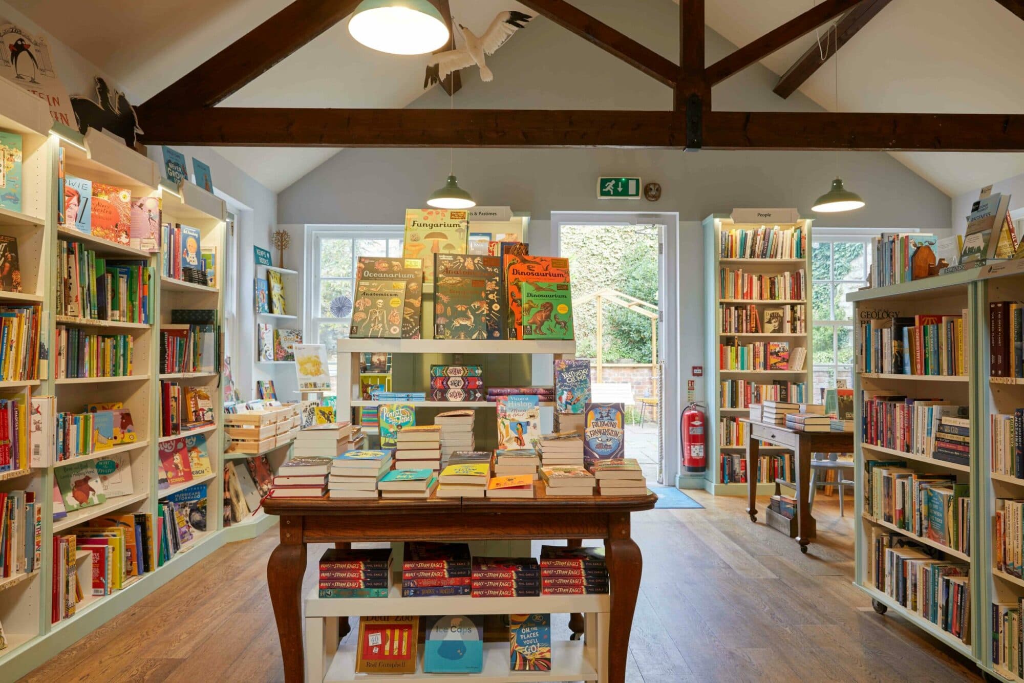 The storefront of Kemps General Store & Book Shop in Malton, North Yorkshire||||