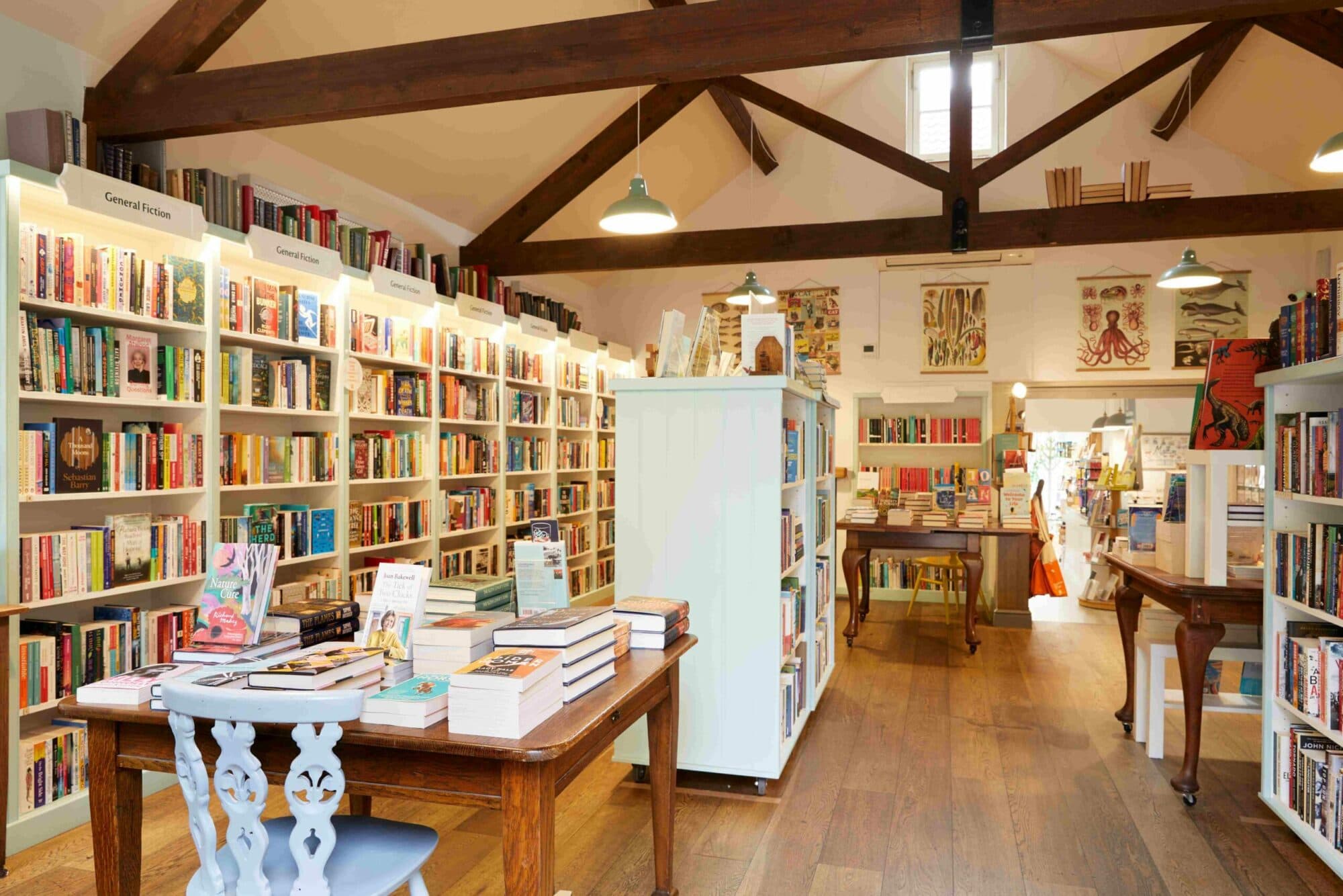 The storefront of Kemps General Store & Book Shop in Malton, North Yorkshire||||