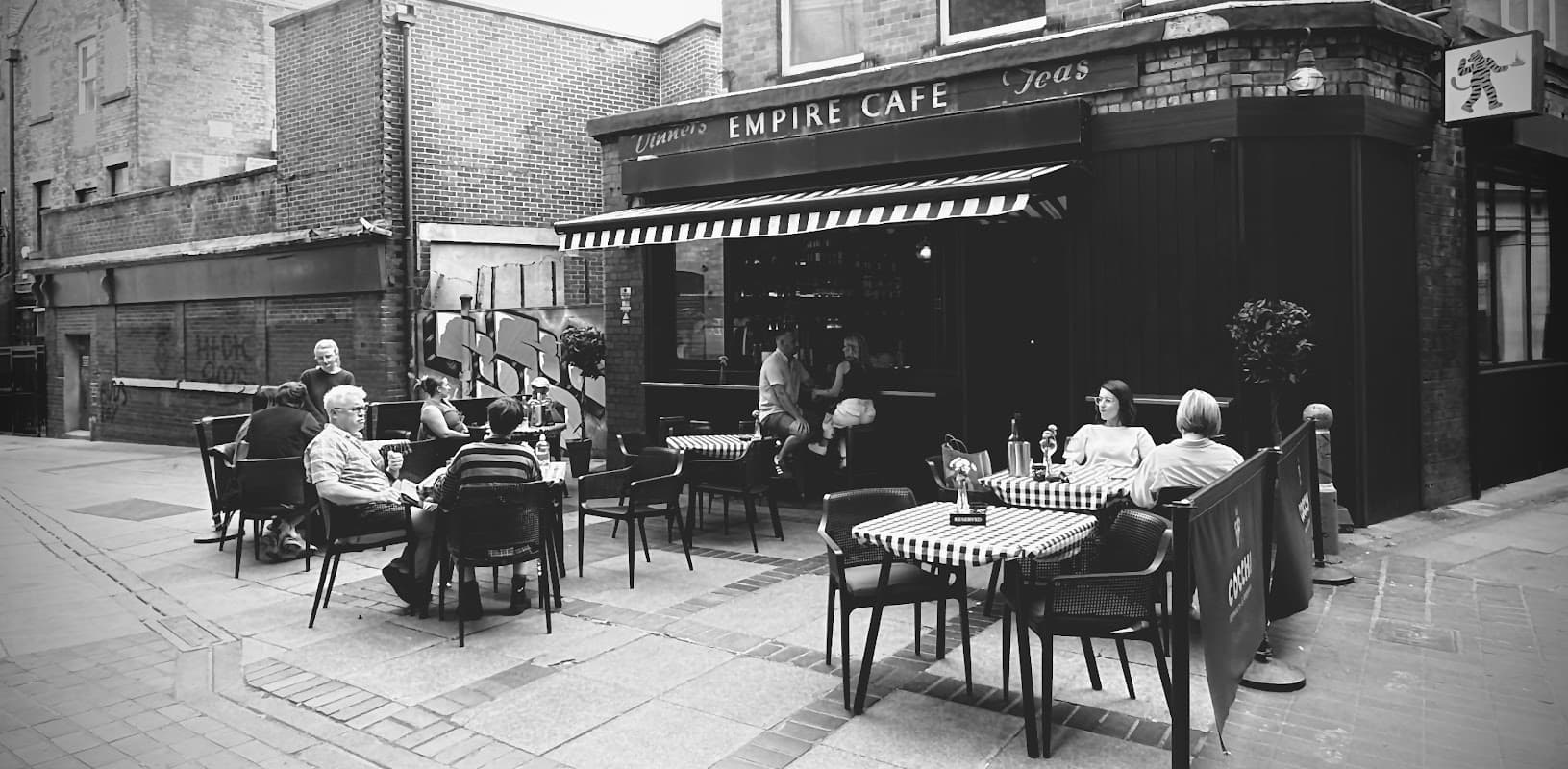 Dining at The Empire Cafe in leeds