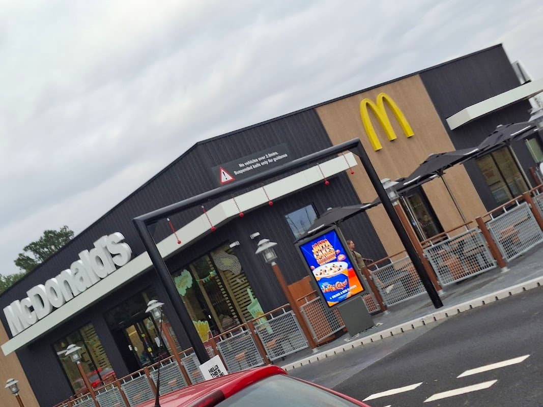 Dining at McDonaldโs in malton