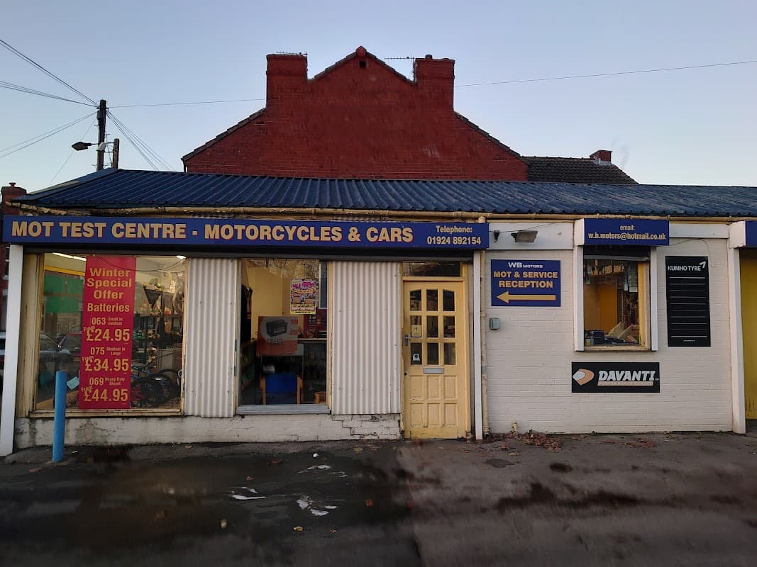 W.B.MOTOR & ENGINEERING CO - Garages in normanton