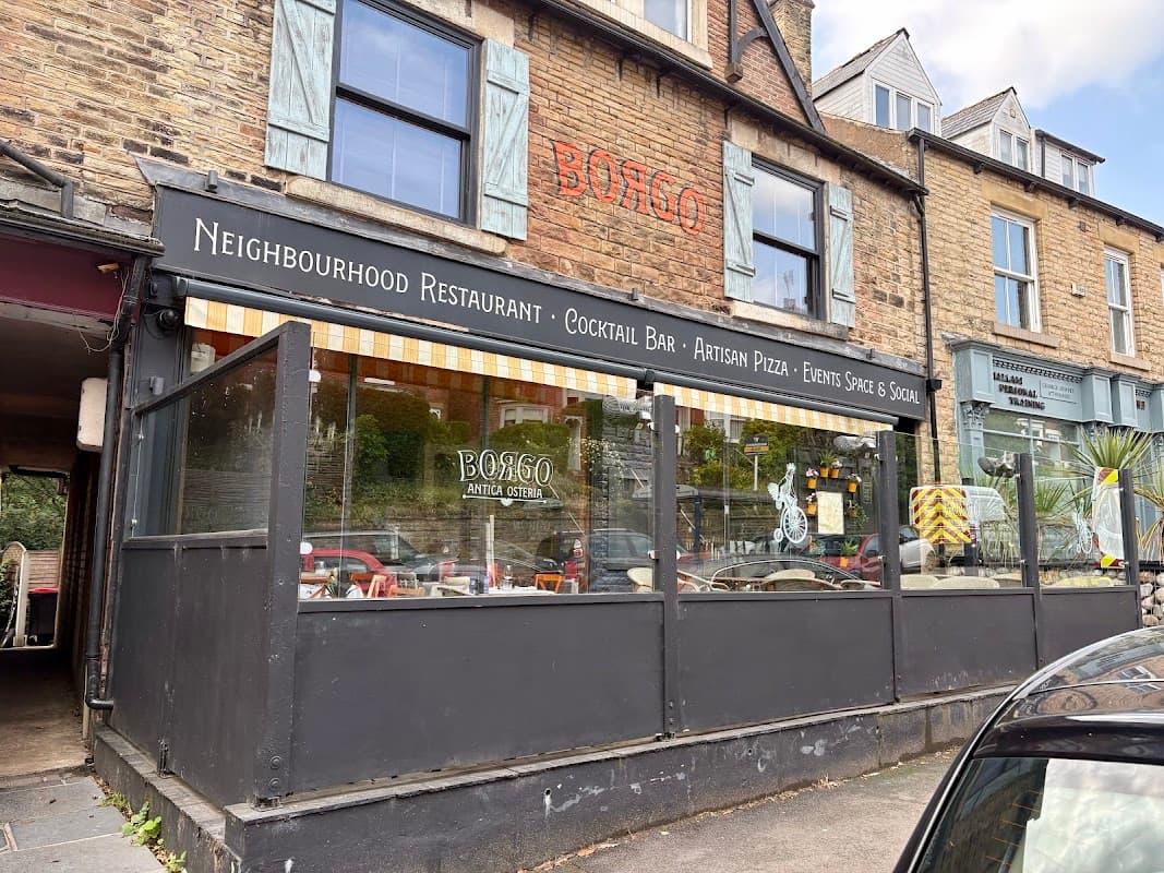 Dining at Borgo Antica Osteria in sheffield