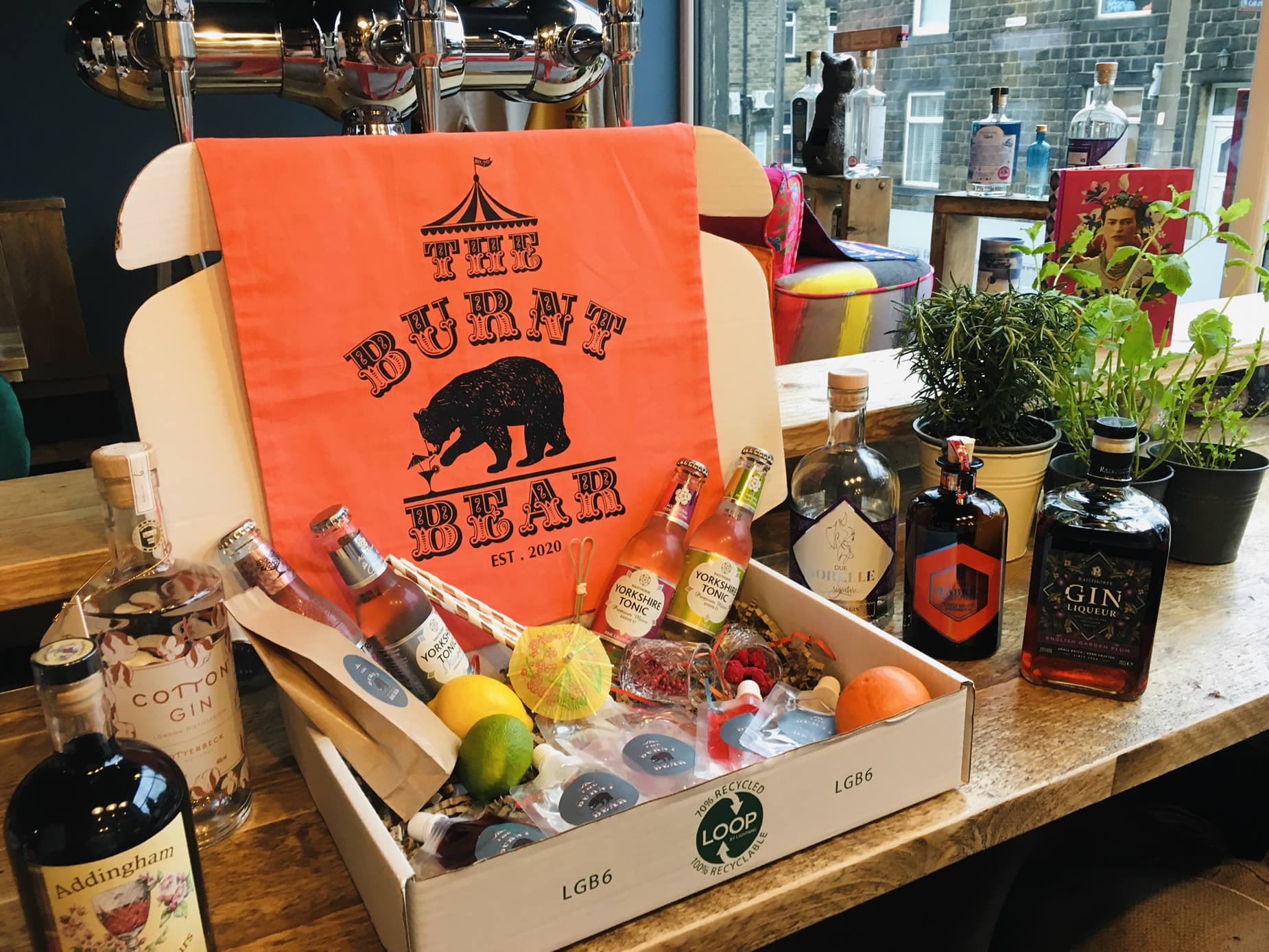 Food & drink at The Burnt Bear in cross roads