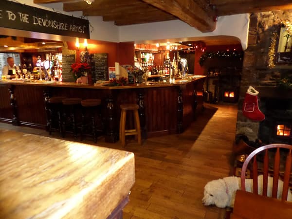 Dining at The Devonshire Arms Cracoe in cracoe