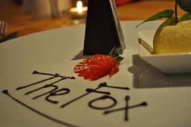 Dining at The Fox Bar & Bistro in ripponden