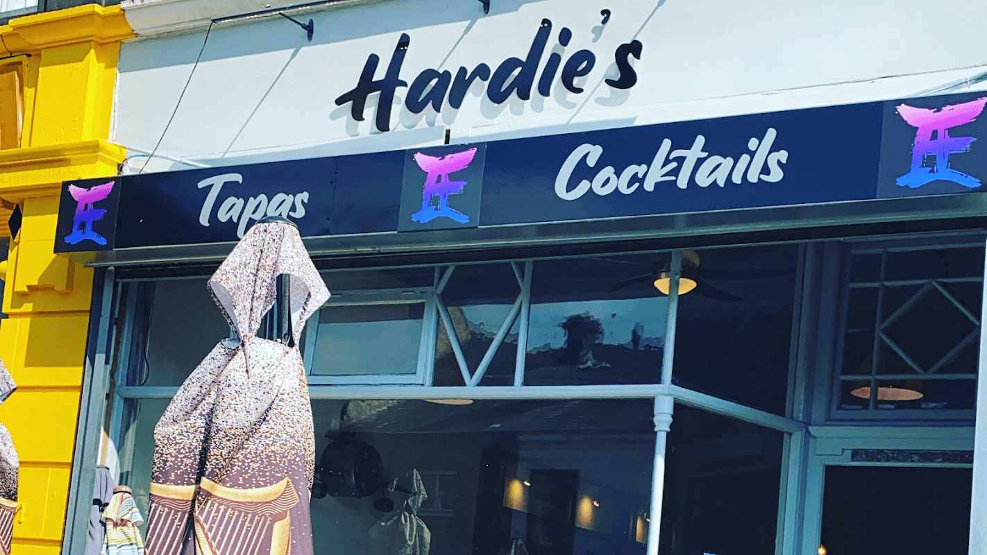 Dining at Hardie's in todmorden