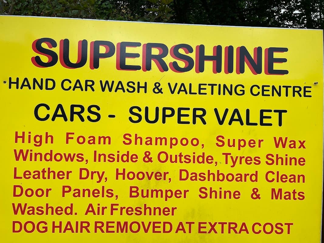 SUPERSHINE HAND CAR WASH - Car Washes in todmorden