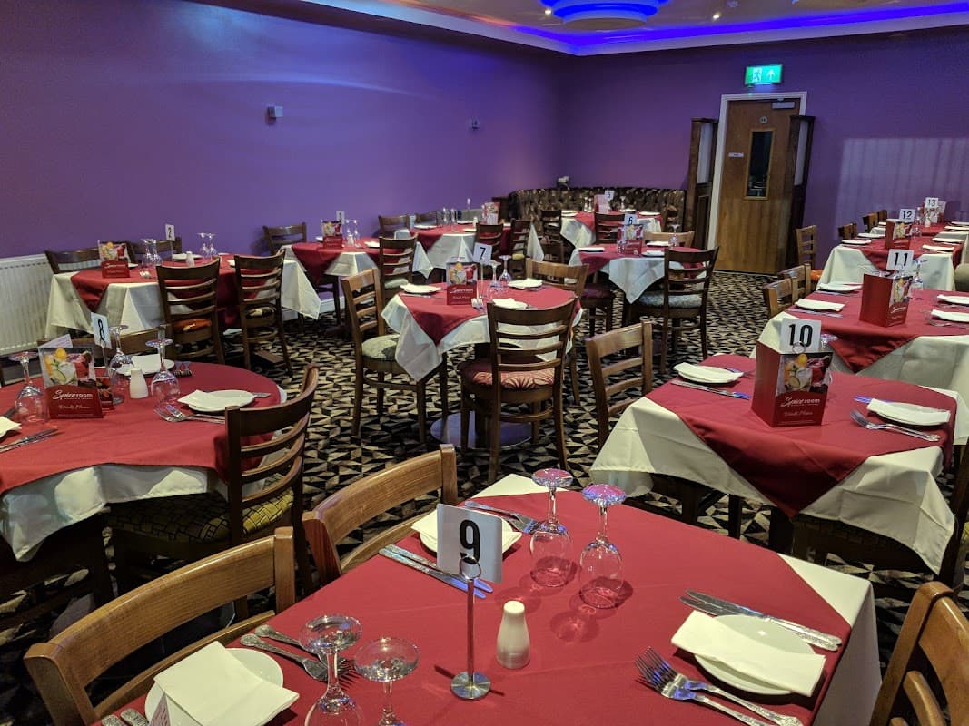 Dining at Spice Room Restaurant & Takeaway in wombwell