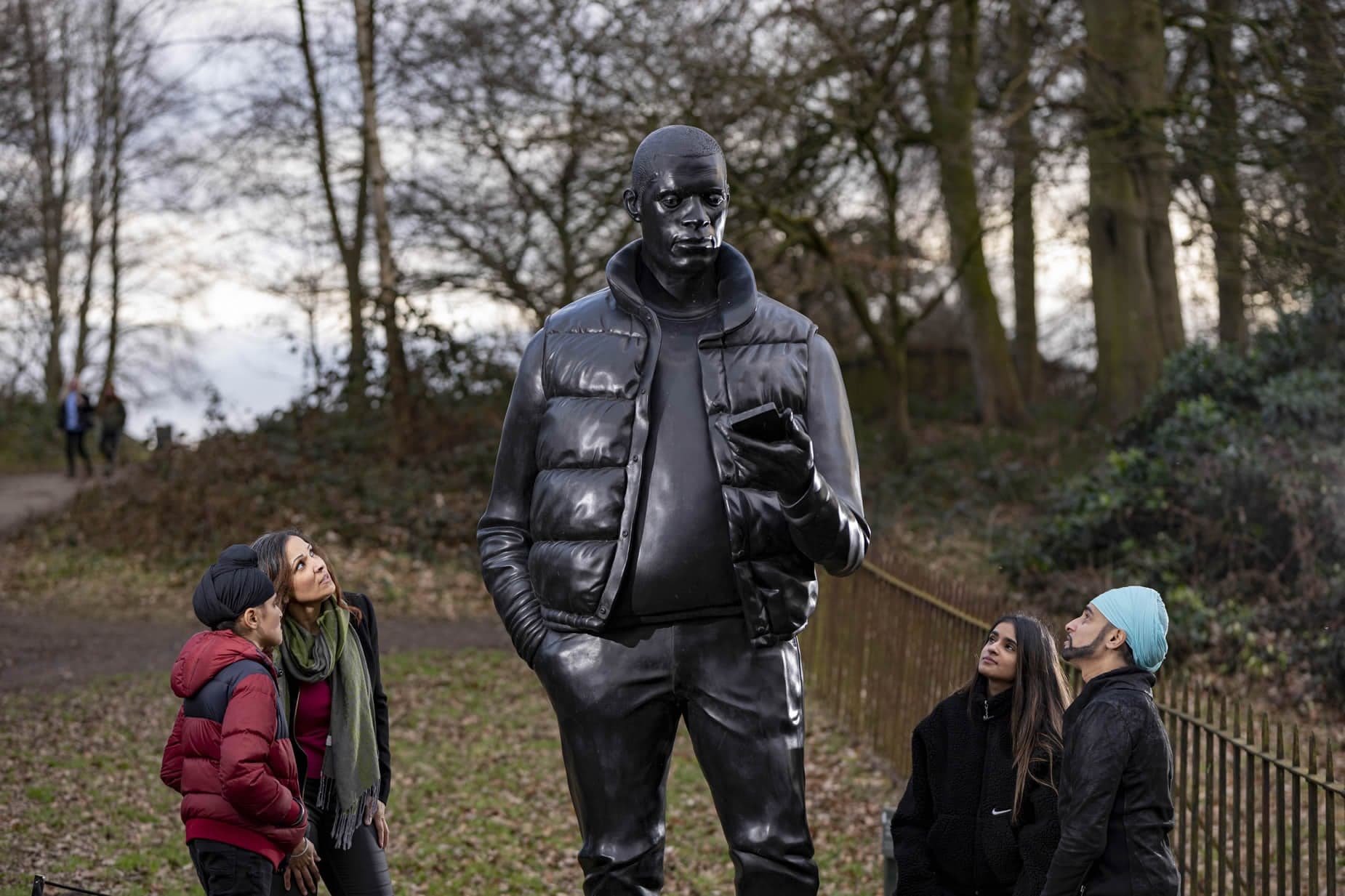 a human man style sculpture at Yorkshire Sculpture Park|||