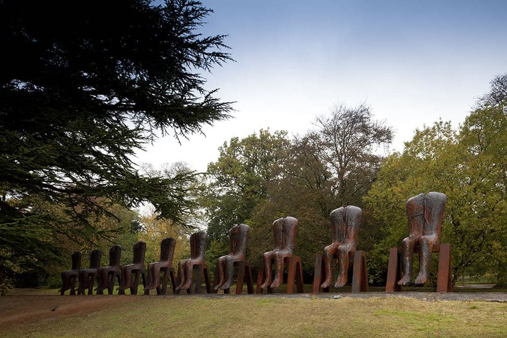 a human man style sculpture at Yorkshire Sculpture Park|||