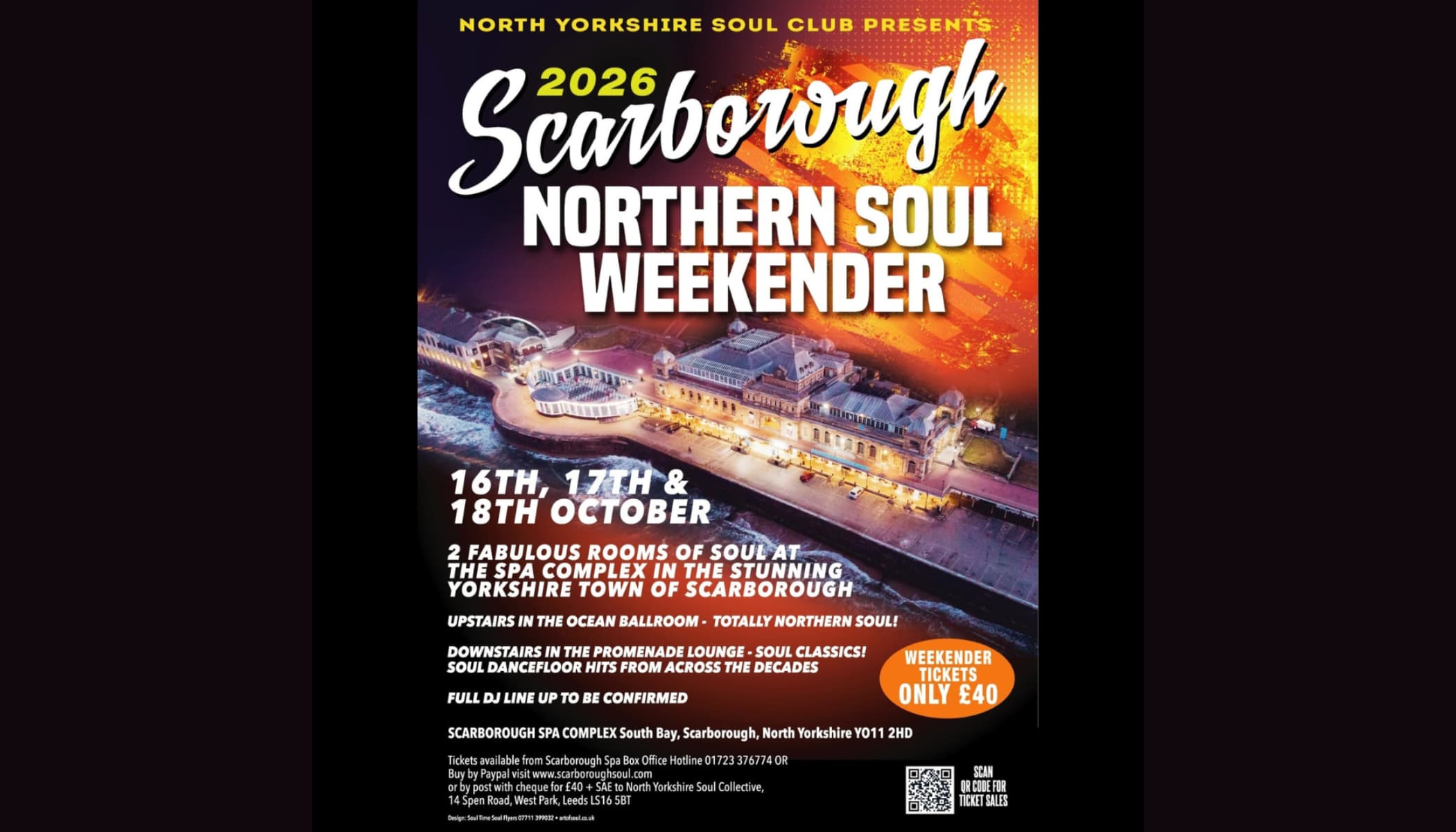 Event image for Scarborough Northern Soul Weekender 2026