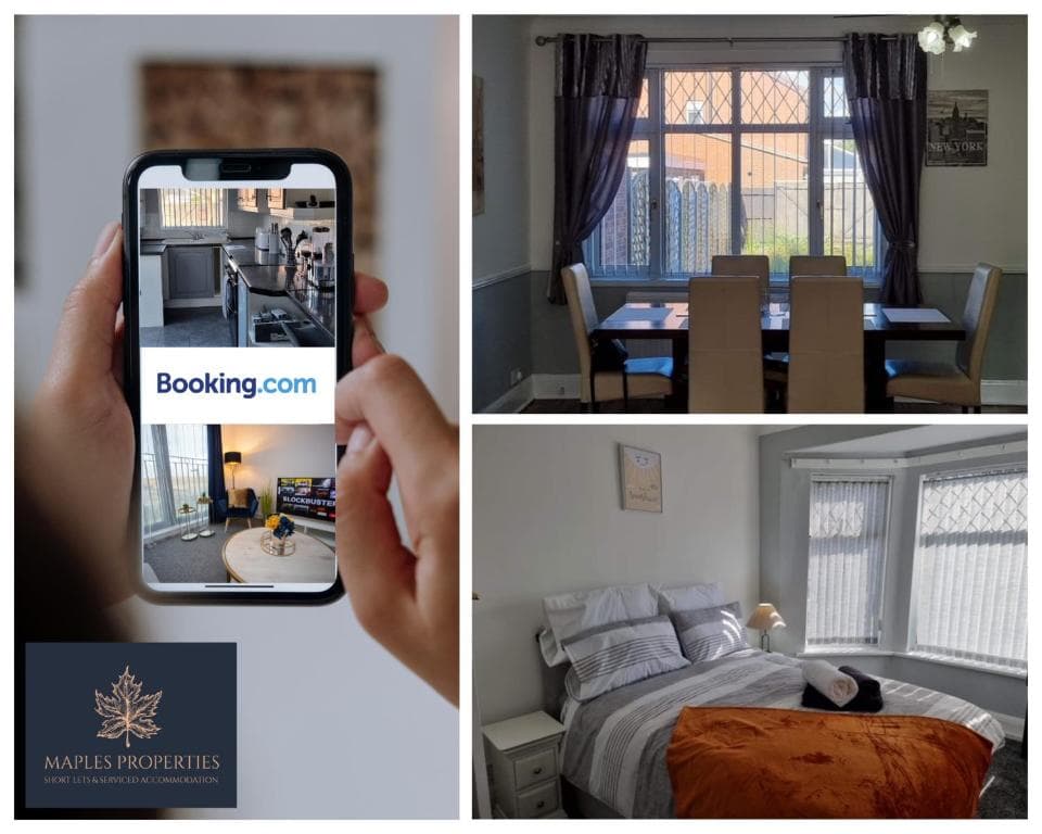 3 Bedroom House, with Free WiFi - Maples Properties Short Lets & Serviced Accommodation Hull Image 1