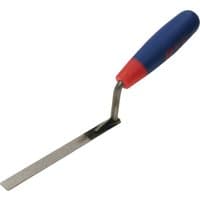 RST Tuck Pointer with a blue and red handle, curved metal shank, and flat rectangular steel blade.