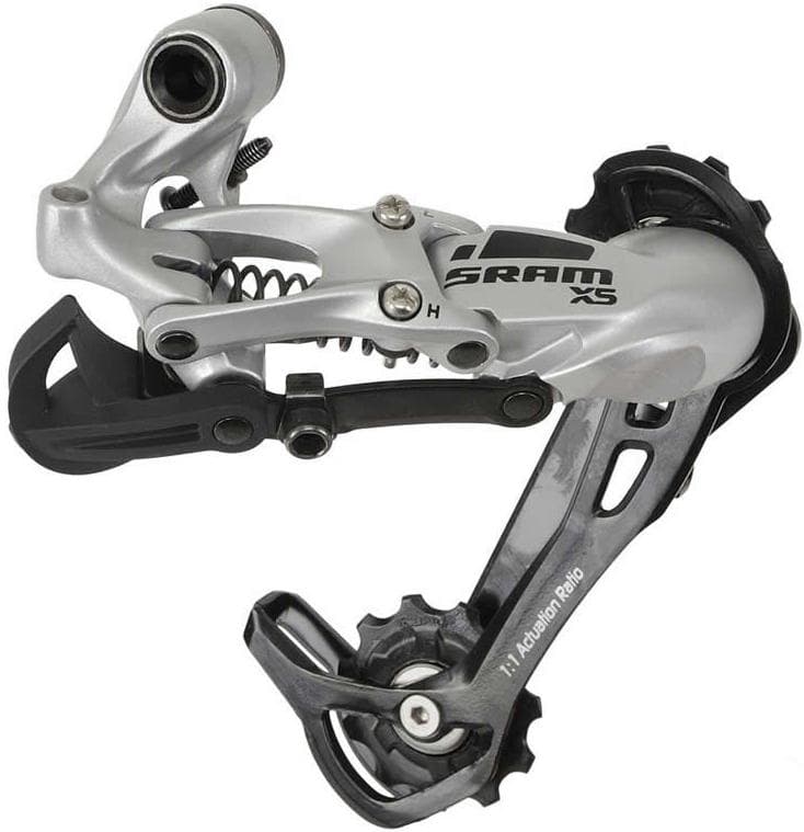 SRAM X5 8/9 Speed Rear Derailleur Silver, Long Cage