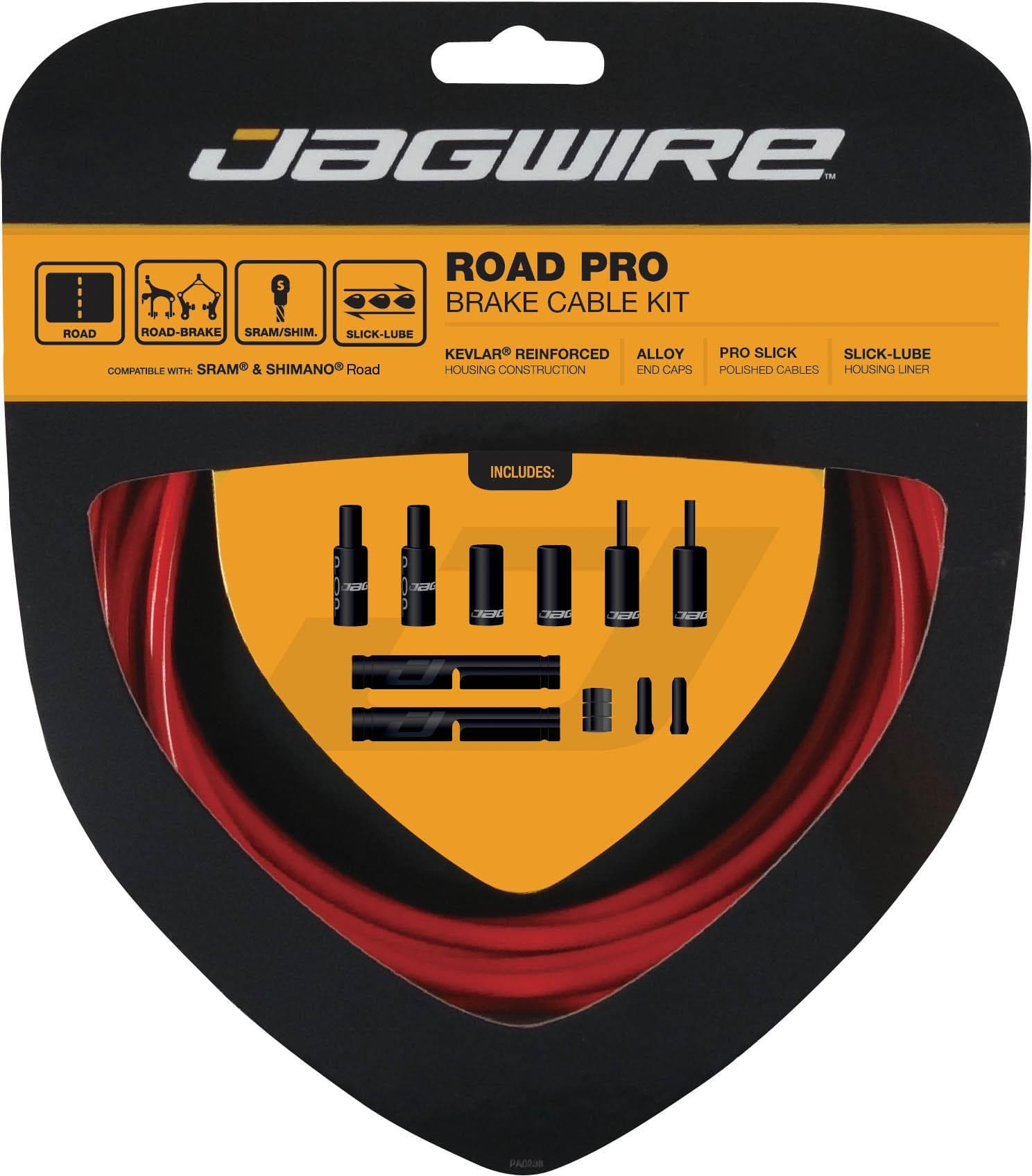 Jagwire Road Pro Brake Cable Kit, Red