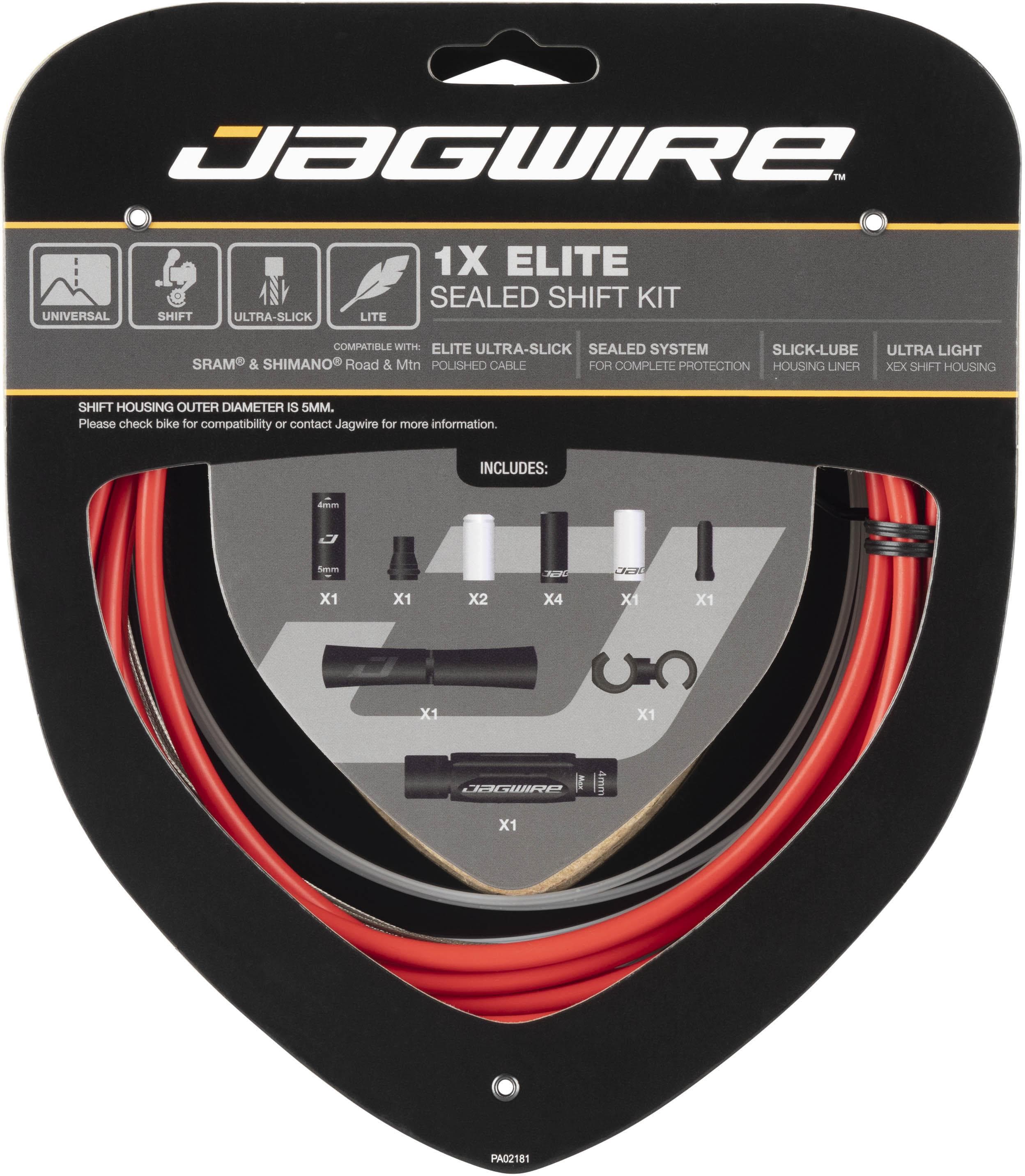 Jagwire 1x Elite Sealed Shift Kit, Red