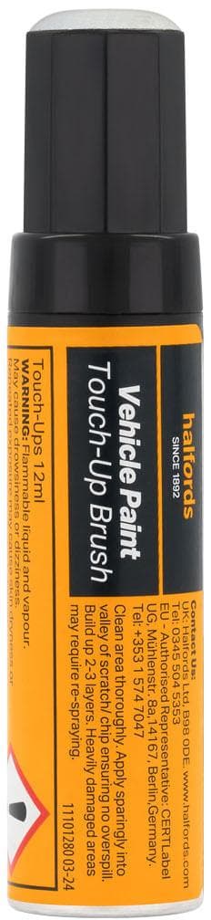 Halfords M0-010T Met White Touch up 12ml