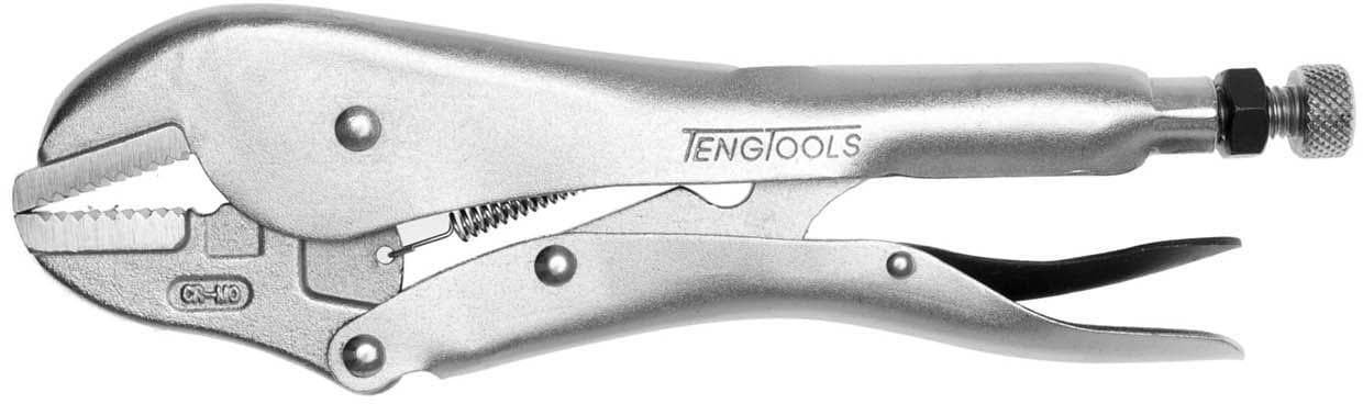 Teng Plier Power Grip Flat Jaw 12 inch