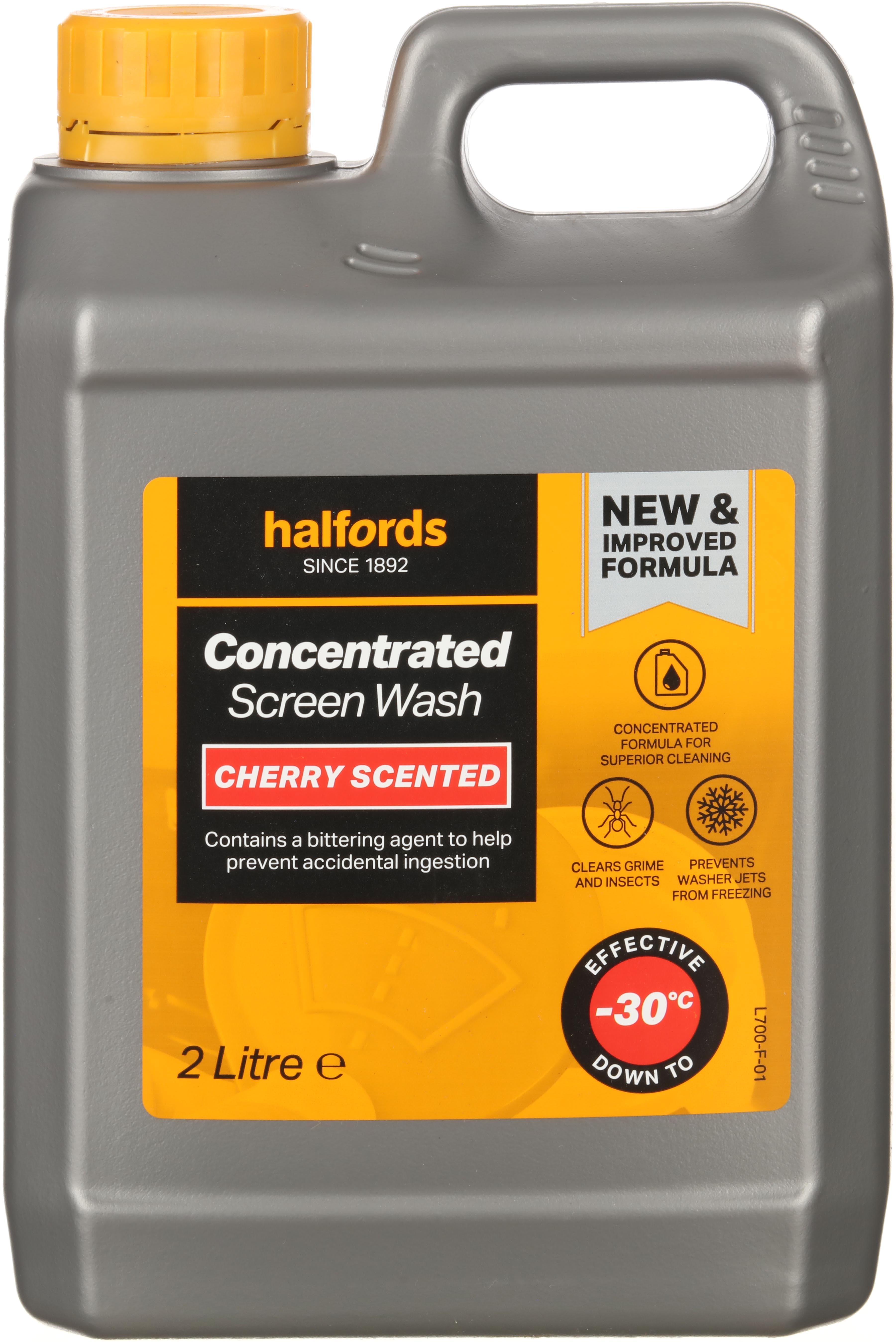 Halfords -30°C Concentrate Cherry Screenwash 2L