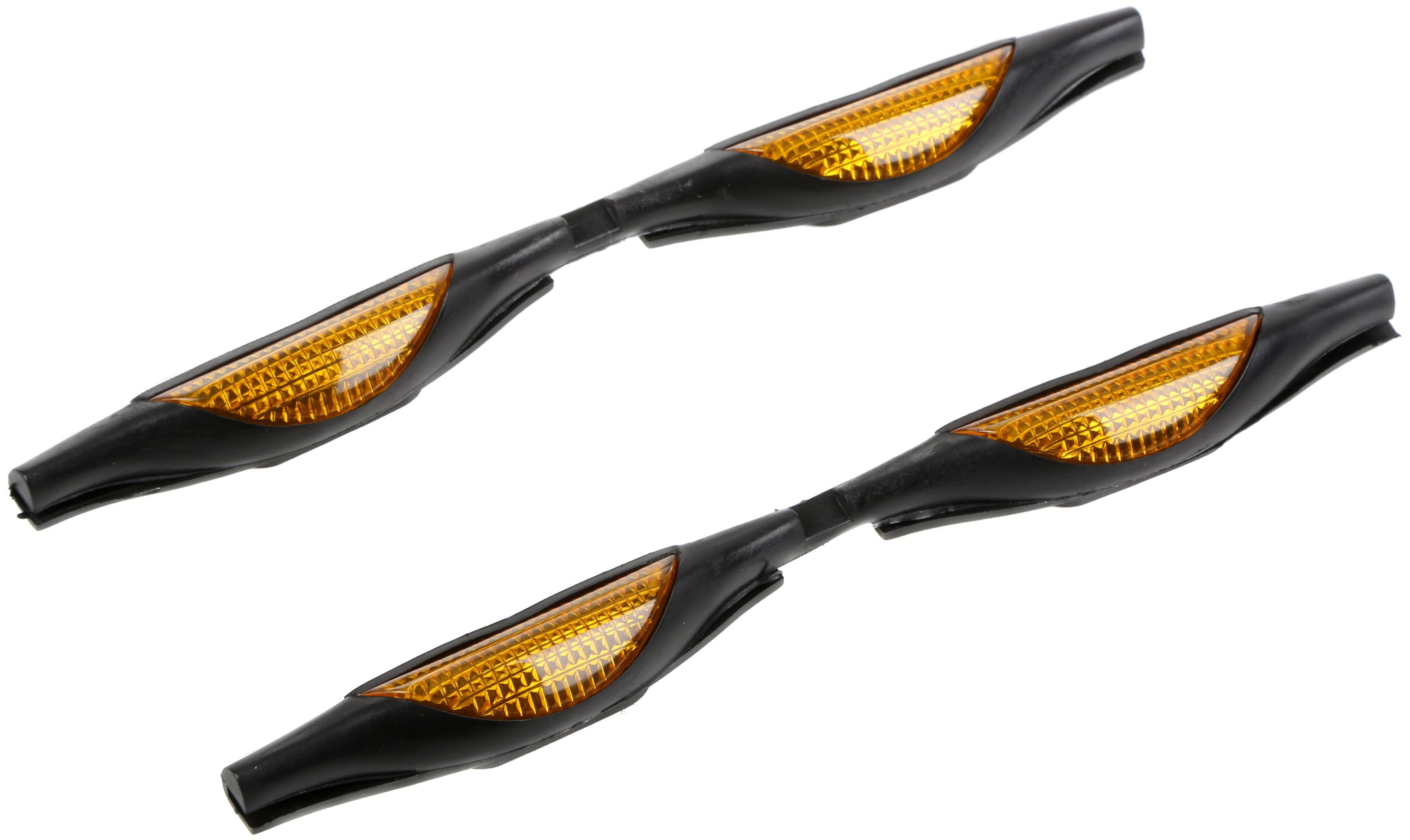 Halfords Universal Door Guards Amber x 2