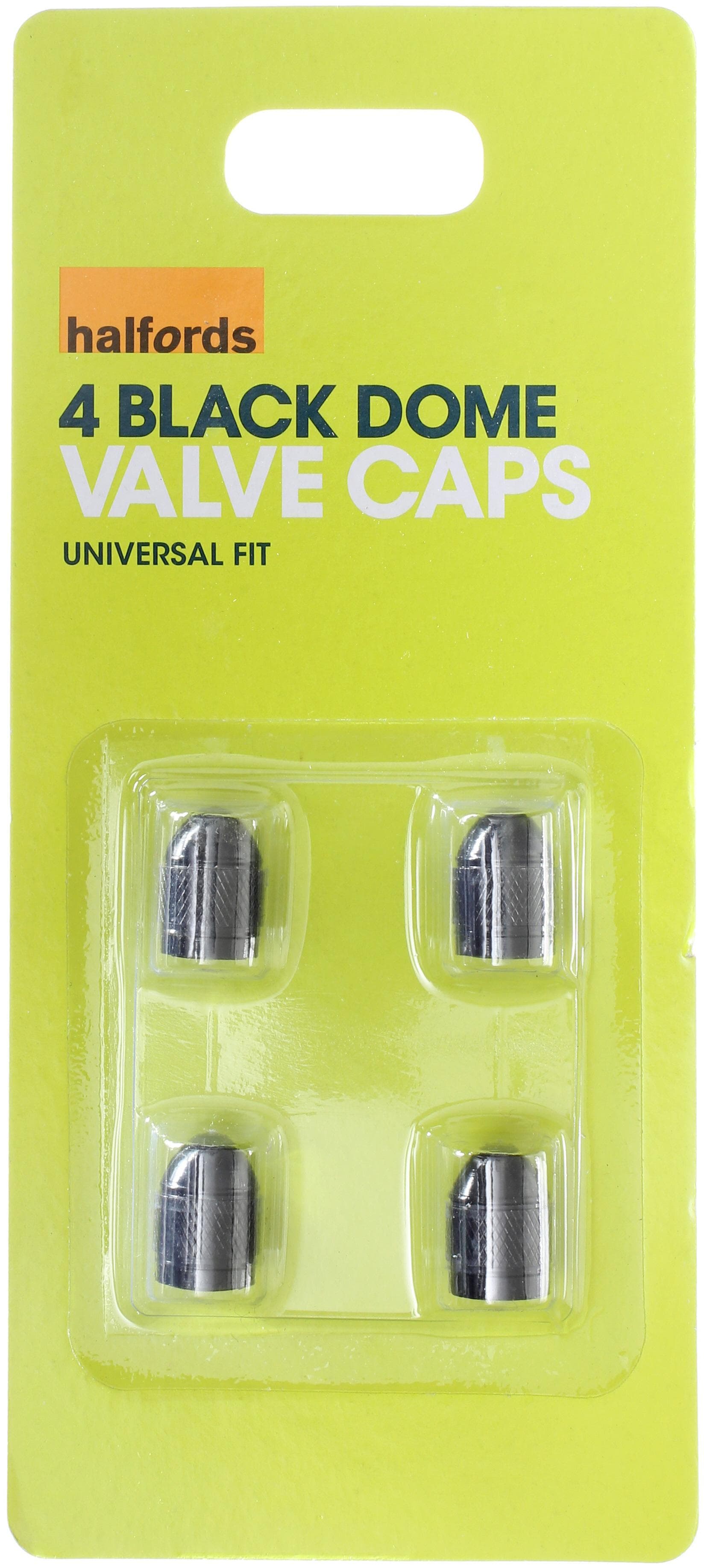 Halfords Dome Caps Black