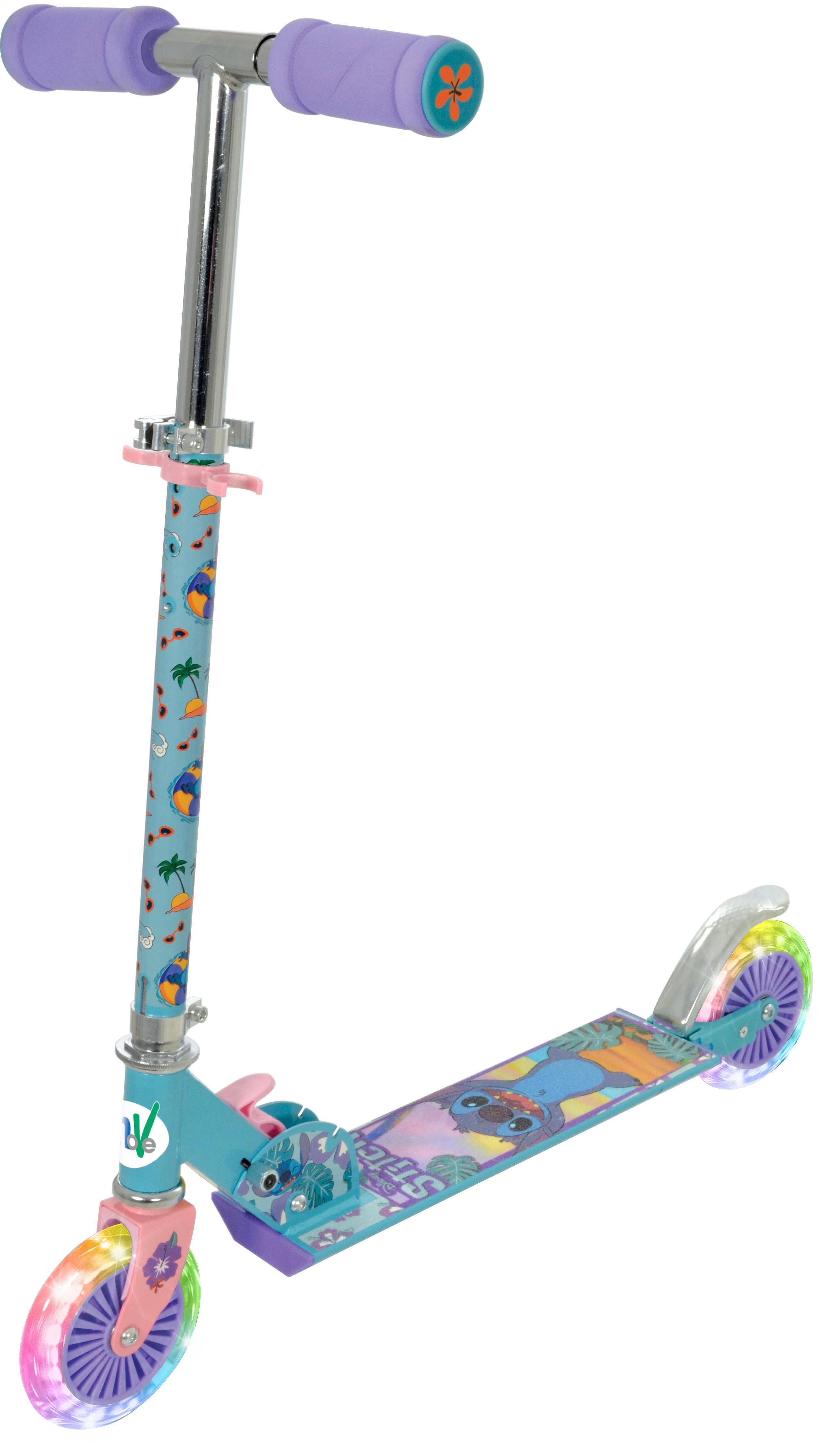 Stitch Folding Inline Scooter - LED