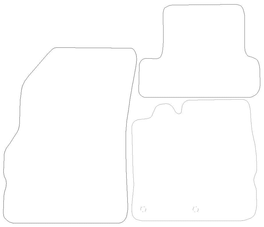 Renault Megane - Premium Mats 2 Clips (SS2980)