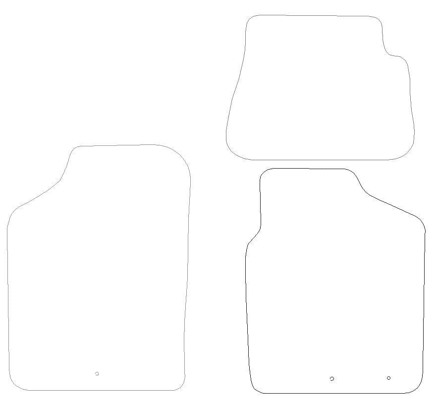 Kia Picanto - Premium Mats 3 Clips (SS3759)