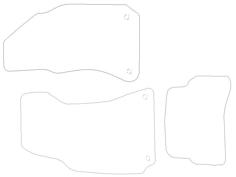 VW Passat- Luxury Mats 4 Clips (SS4388)