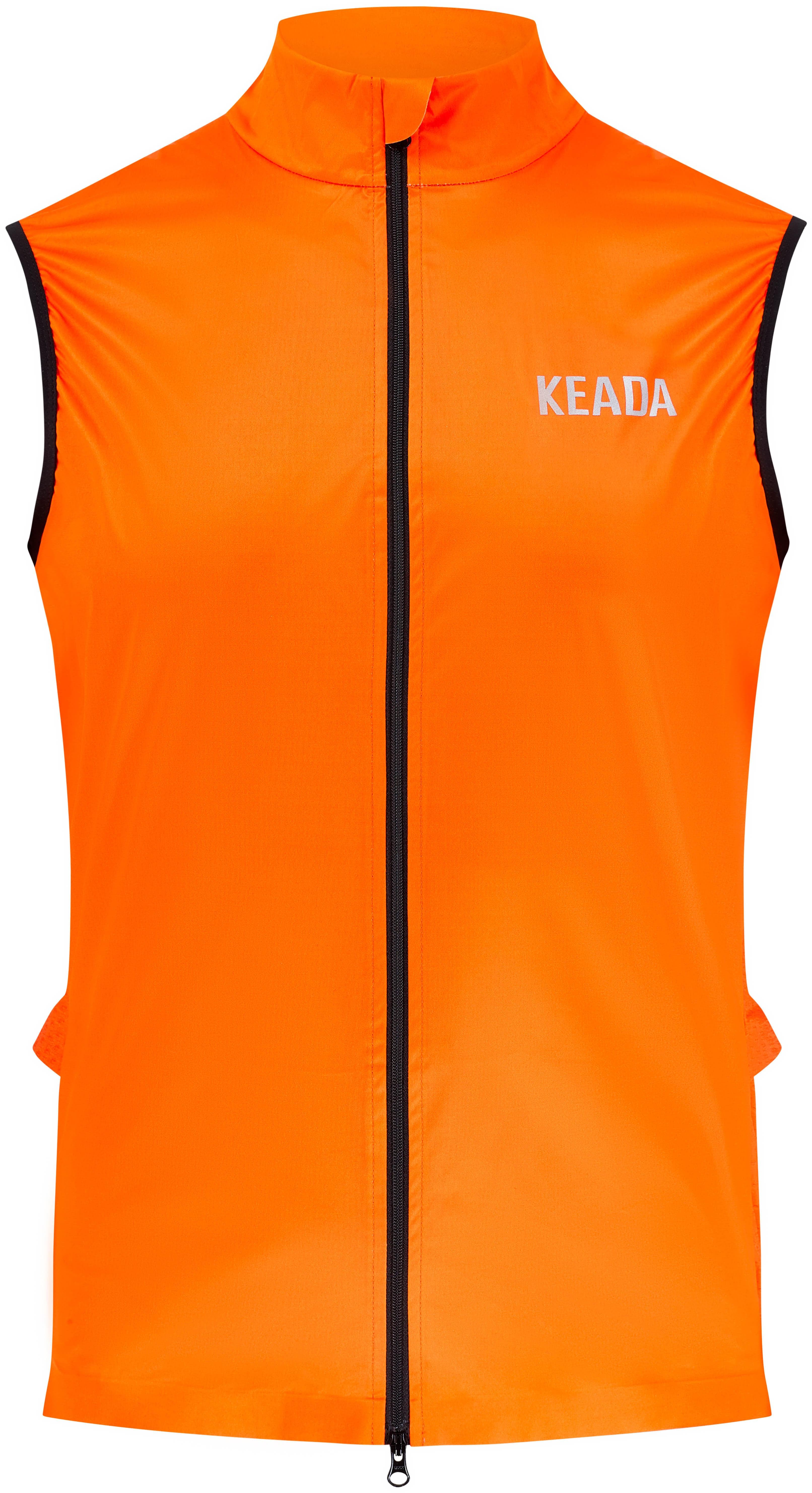 Keada Sports Women's Essential Cycling Gilet, Orange - Large
