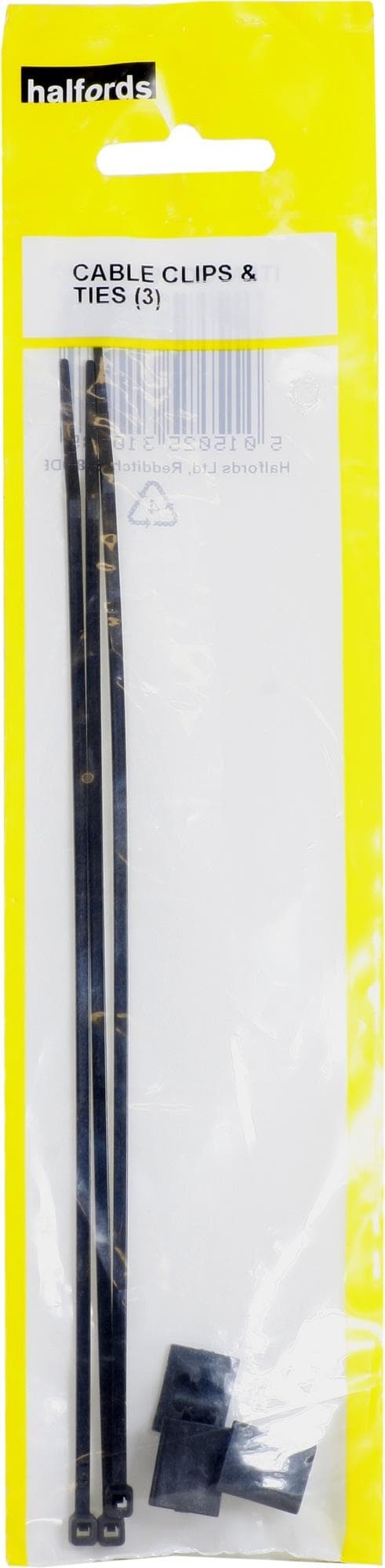 Halfords Clips and Zip Ties