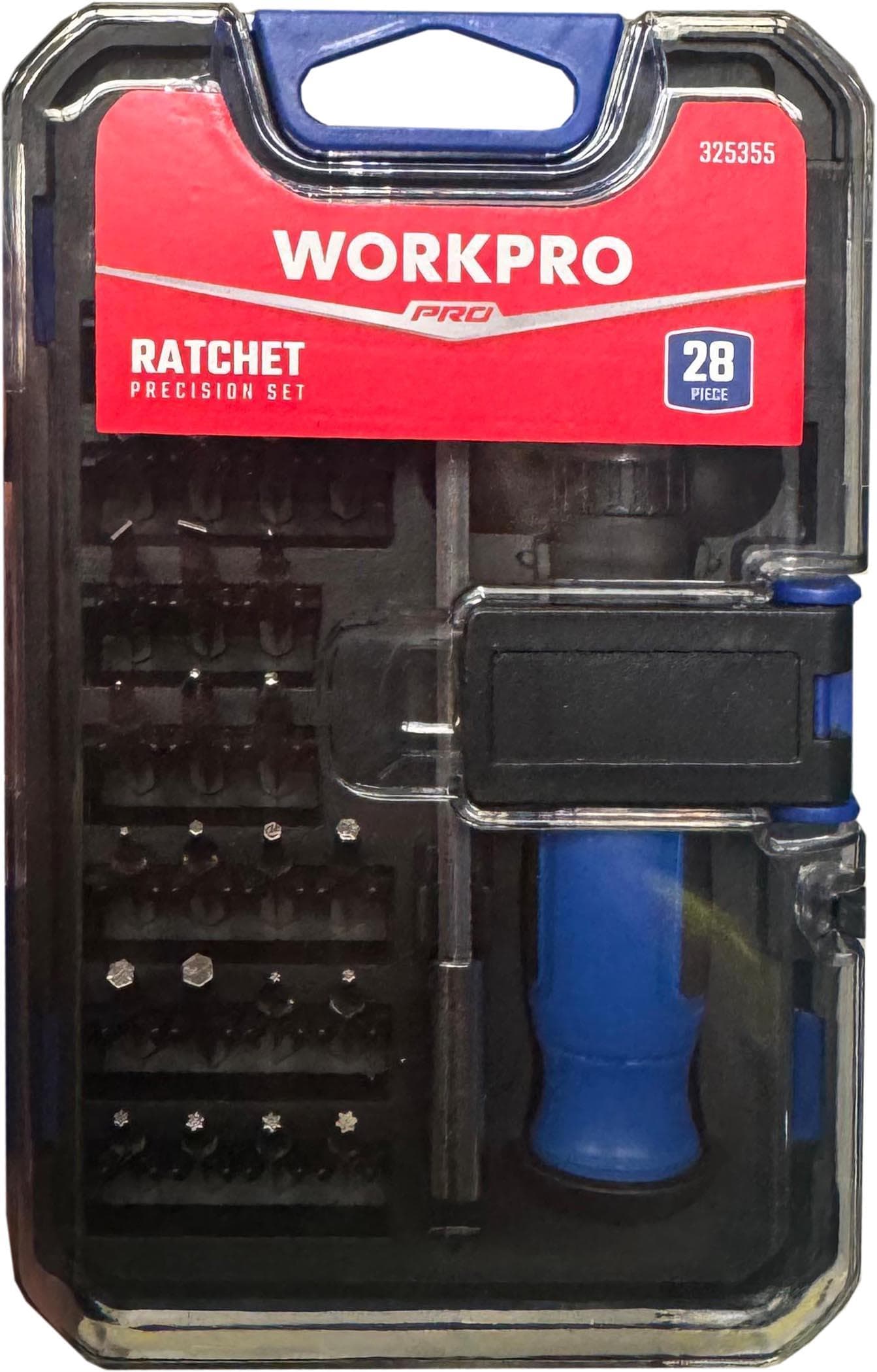 Halfords Workpro 28pc Ratchet Screwdriver Set
