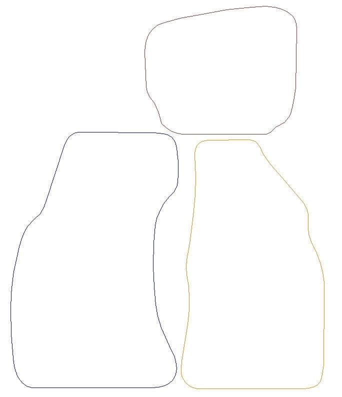 Audi A4 Graphite - Luxury Mats 0 Clips (SS7058)