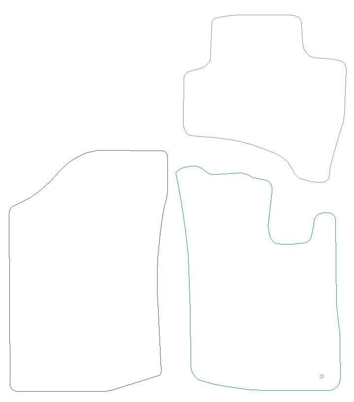 Citroen C1 Graphite - Luxury Mats 0 Clips (SS7100)