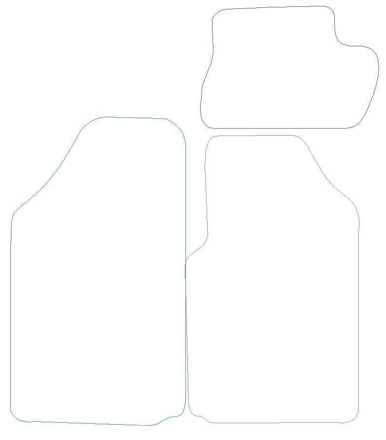 Citroen C2 Graphite - Luxury Mats 0 Clips (SS7101)