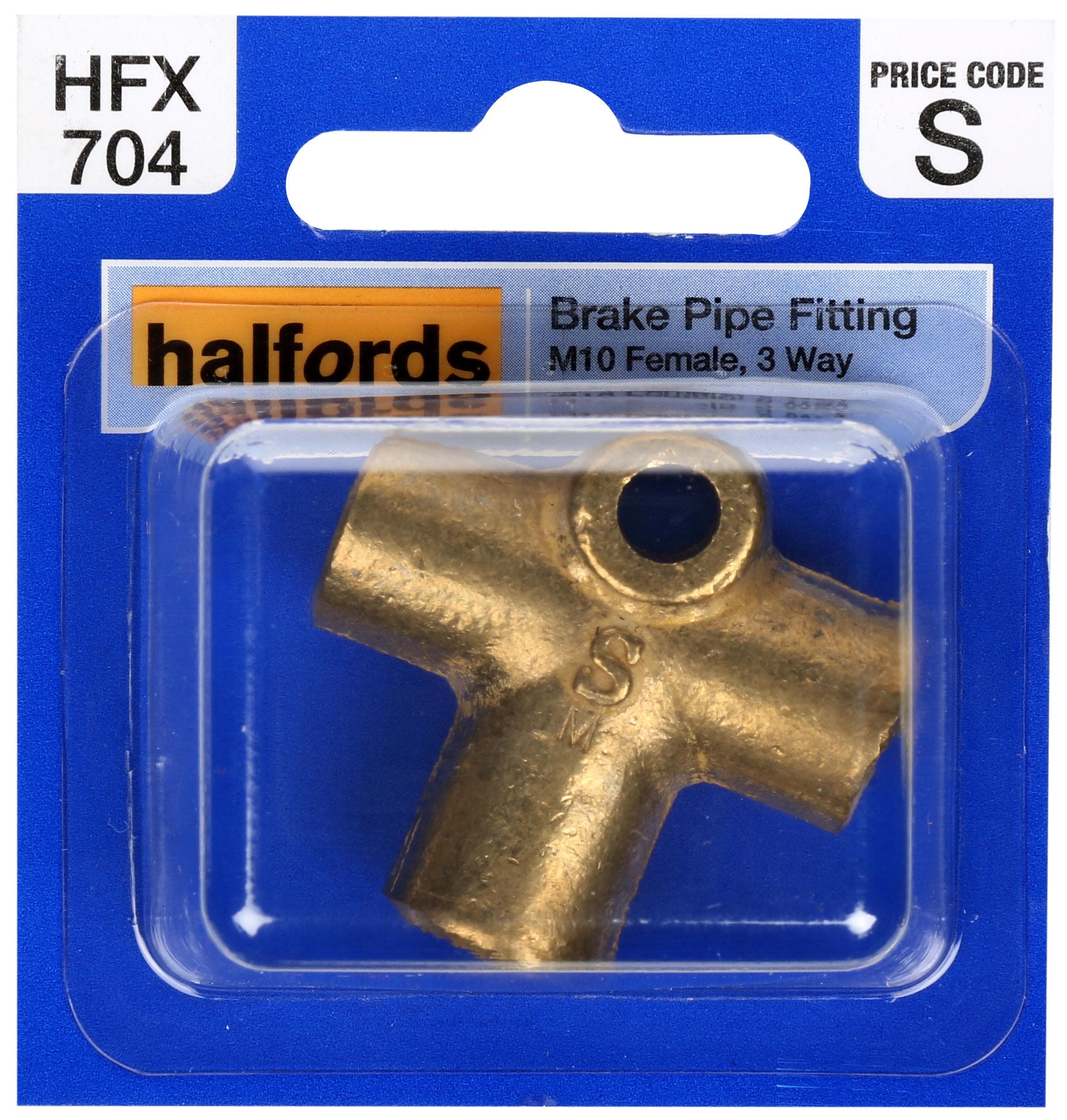 Halfords Brake Pipe Fitting M10 3-Way (FIXG262)