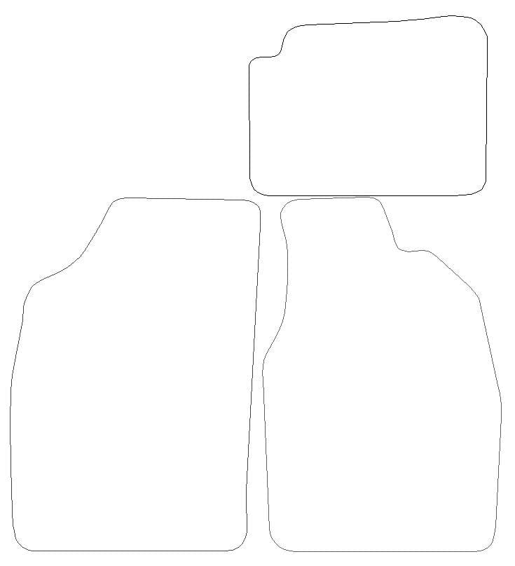 Fiat Panda Graphite - Luxury Mats 0 Clips (SS7124)