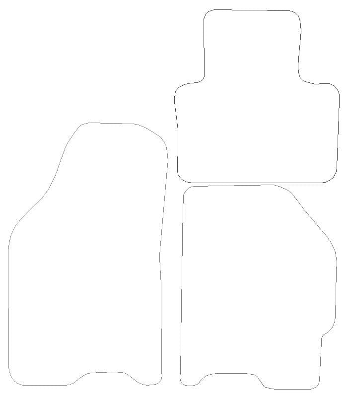 Fiat Punto Graphite - Luxury Mats 0 Clips (SS7125)