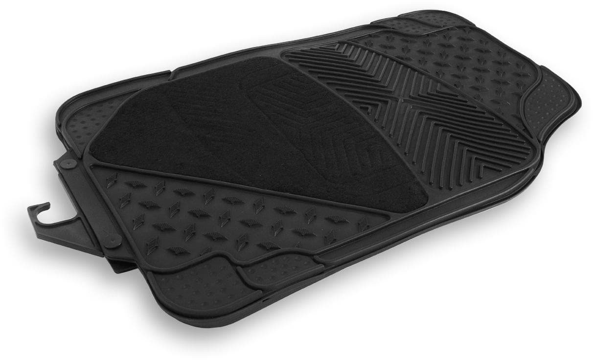 Halfords Carpet & Rubber Mat 4 Piece Set