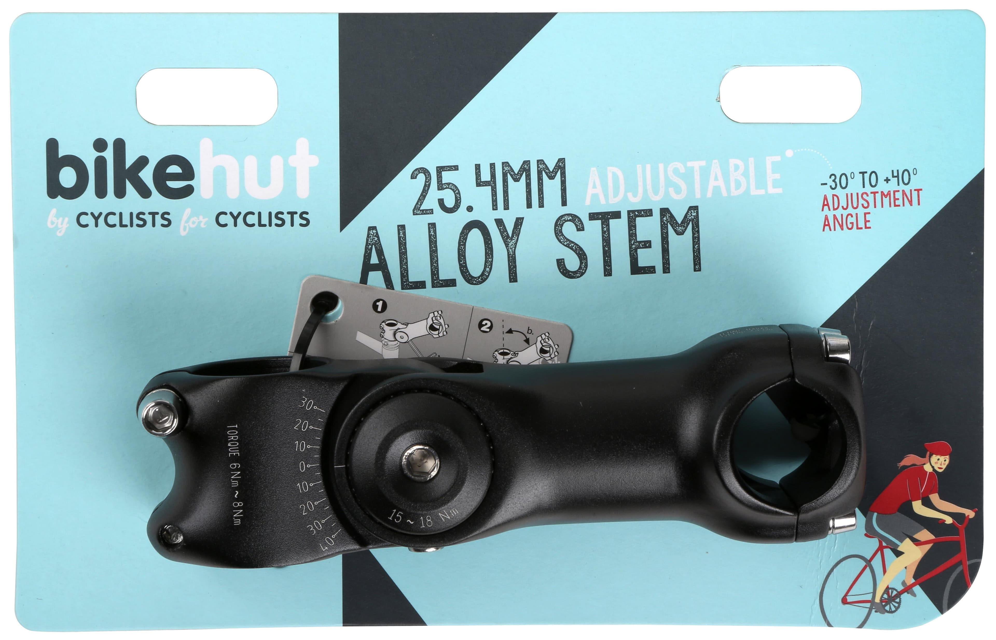 Halfords Adjustable Alloy Stem, 25.4mm